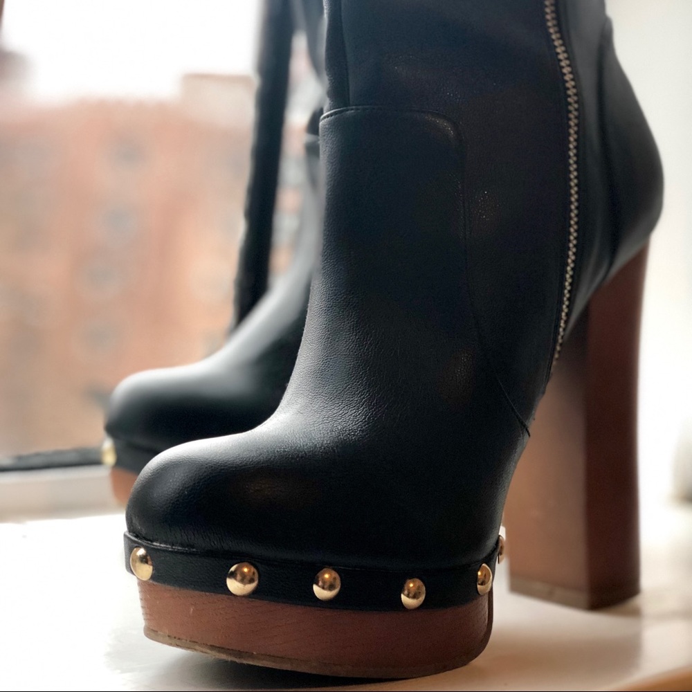 Black Chunky Disco Bootie - Picture 1 of 8